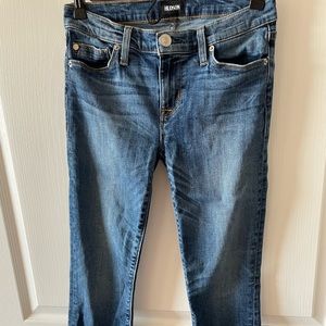 Mid-rise, Distressed Hem Hudson Jeans